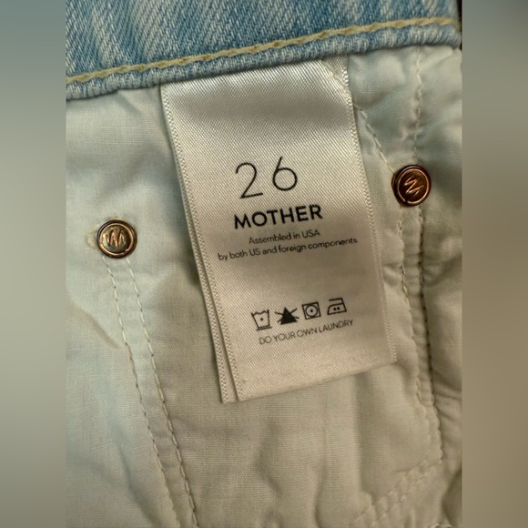 MOTHER The Big Mini A-Line Skirt in Get Blondie Size 26 - Picture 7 of 8